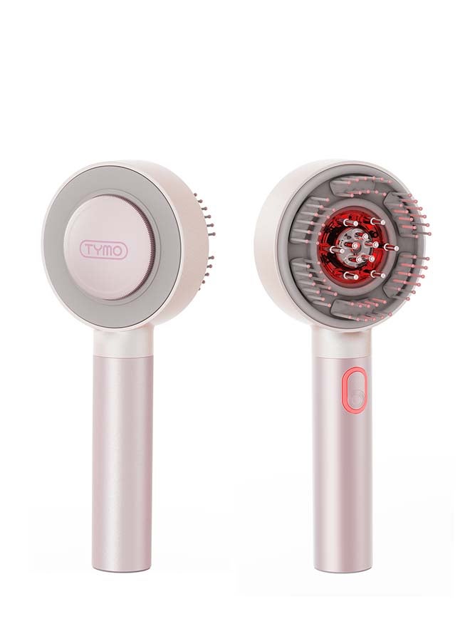 TYMO Trithera Scalp Massage Brush â€“ Pink (HC132P) - Image 1